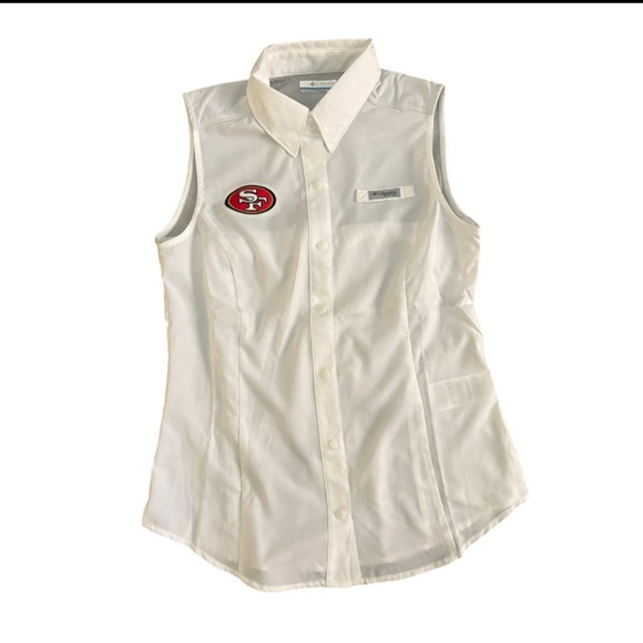 Columbia Tops - Women's PFG Tamiami™ Sleeveless Shirt - San Franscisco 49ers